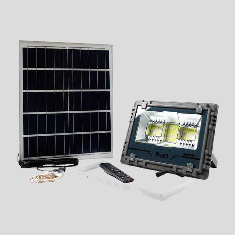 پروژکتور خورشیدی پنل جدا 200 وات برند گریت سولار- GREAT SOLAR