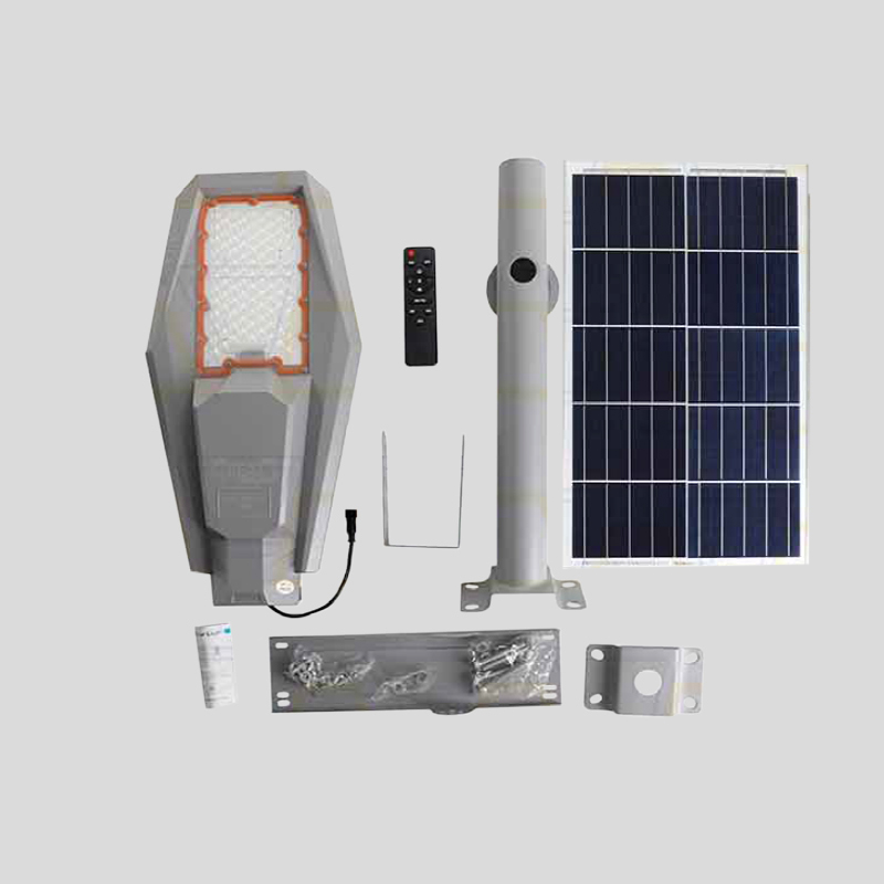 چراغ خورشیدی خیابانی پنل جدا کبرایی ۲۰۰ وات برند گریت سولار -  GREAT SOLAR